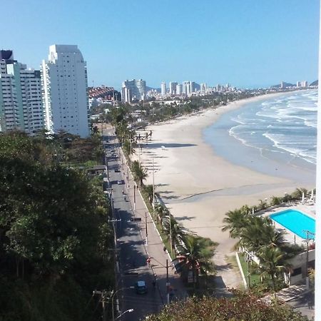 Apartamento Frente Para O Mar ,50 M Da Praia , Ar Condicionado Todos Quartos Guarujá Eksteriør bilde