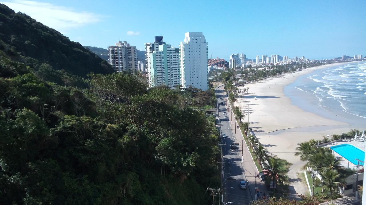 Apartamento Frente Para O Mar ,50 M Da Praia , Ar Condicionado Todos Quartos Guarujá Eksteriør bilde
